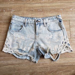Free People Acid Wash Cutoffs